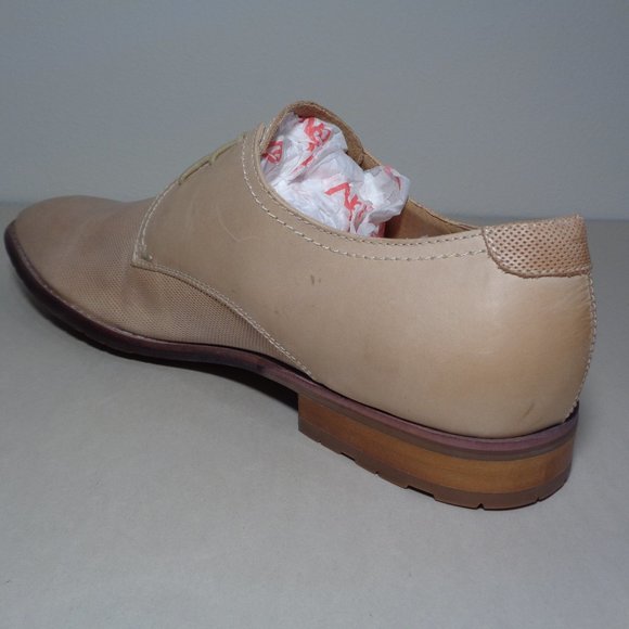 Steve Madden Size 11.5 M EBNERR Tan Leather Oxfords New Men\'s Shoes main image 14